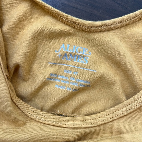 Alice + Ames The Ballet Dress in Mustard/Gold size 4T - Picture 3 of 3